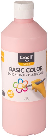 Plakkaatverf creall basic color  500ml roze aangepaste prijs UITVERKOOP tot -70% beperkte voorraad